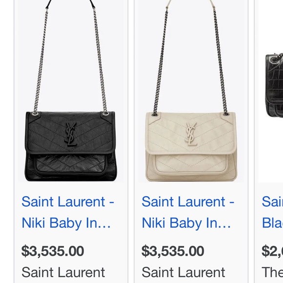 *SOLD* YSL Nikki baby (authentic) - Picture 3 of 12